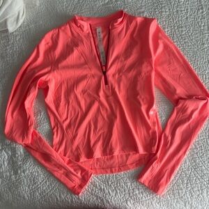 Lululemon neon pink running jacket